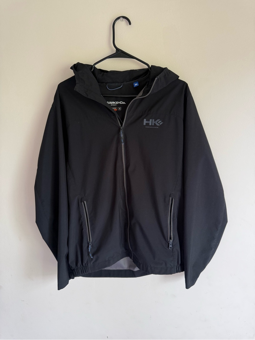 Men's Black Hooded Softshell Jacket